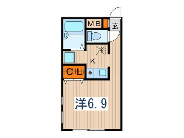 ＭＯＤＵＬＯＲ中野ＷＥＳＴの物件間取画像